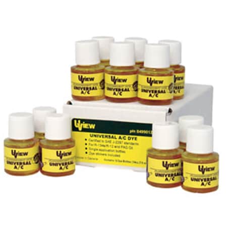 U-View Ultraviolet Systems Pk - 12 0.25Oz Ac Bottle Dye UVW-B499012